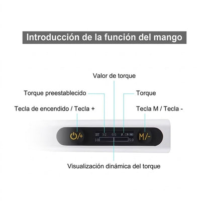 Kit de Torque Eléctrico Dental Universal (16 puntas + estuche)