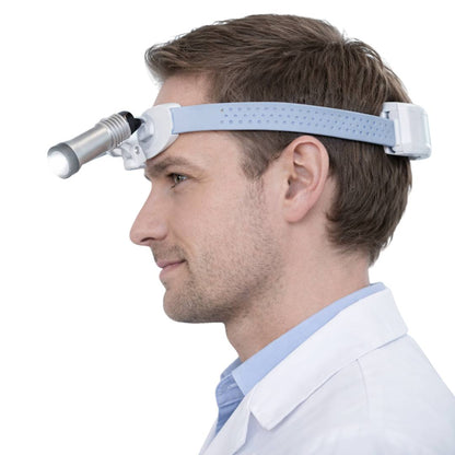 Lámpara Frontal Recargable A100 de 40.000 Lúmenes con Ajuste de Intensidad