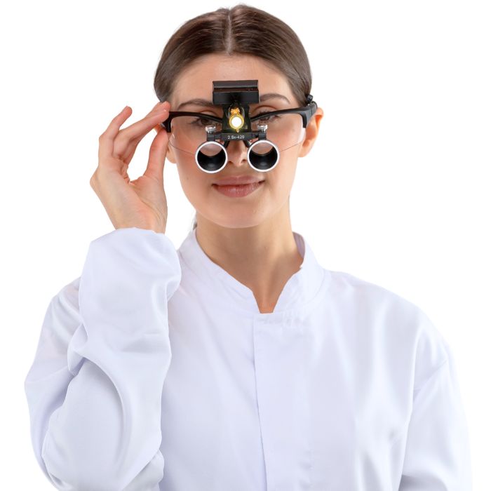Lupa X1 PRO con Lentes de 2,5x/3,5x y Lámpara sin Cable Recargable