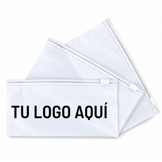 Bolsas Ziplock Frosted Personalizables con tu Logo - 50 unidades 25×15 cm